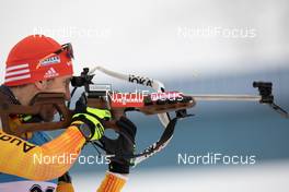 13.01.2021, Oberhof, Germany (GER): Arnd Peiffer (GER) -  IBU World Cup Biathlon, sprint men, Oberhof (GER). www.nordicfocus.com. © Manzoni/NordicFocus. Every downloaded picture is fee-liable.