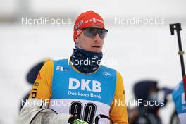 13.01.2021, Oberhof, Germany (GER): Johannes Kuehn (GER) -  IBU World Cup Biathlon, sprint men, Oberhof (GER). www.nordicfocus.com. © Manzoni/NordicFocus. Every downloaded picture is fee-liable.