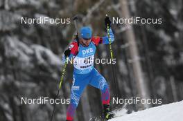 13.01.2021, Oberhof, Germany (GER): Alexander Loginov (RUS) -  IBU World Cup Biathlon, sprint men, Oberhof (GER). www.nordicfocus.com. © Manzoni/NordicFocus. Every downloaded picture is fee-liable.