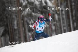 13.01.2021, Oberhof, Germany (GER): Jake Brown (USA) -  IBU World Cup Biathlon, sprint men, Oberhof (GER). www.nordicfocus.com. © Manzoni/NordicFocus. Every downloaded picture is fee-liable.