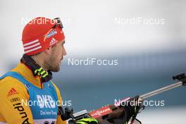 13.01.2021, Oberhof, Germany (GER): Arnd Peiffer (GER) -  IBU World Cup Biathlon, sprint men, Oberhof (GER). www.nordicfocus.com. © Manzoni/NordicFocus. Every downloaded picture is fee-liable.