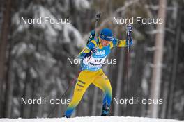 13.01.2021, Oberhof, Germany (GER): Oskar Brandt (SWE) -  IBU World Cup Biathlon, sprint men, Oberhof (GER). www.nordicfocus.com. © Manzoni/NordicFocus. Every downloaded picture is fee-liable.