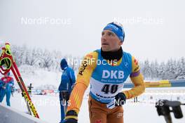 13.01.2021, Oberhof, Germany (GER): Erik Lesser (GER) -  IBU World Cup Biathlon, sprint men, Oberhof (GER). www.nordicfocus.com. © Manzoni/NordicFocus. Every downloaded picture is fee-liable.