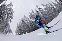 13.01.2021, Oberhof, Germany (GER): Anton Smolski (BLR) -  IBU World Cup Biathlon, sprint men, Oberhof (GER). www.nordicfocus.com. © Manzoni/NordicFocus. Every downloaded picture is fee-liable.