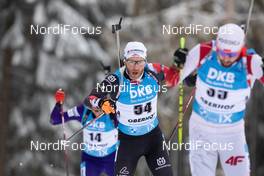 13.01.2021, Oberhof, Germany (GER): Simon Eder (AUT) -  IBU World Cup Biathlon, sprint men, Oberhof (GER). www.nordicfocus.com. © Manzoni/NordicFocus. Every downloaded picture is fee-liable.