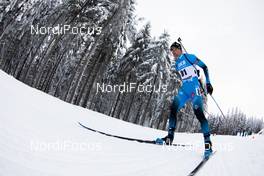 13.01.2021, Oberhof, Germany (GER): Simon Desthieux (FRA) -  IBU World Cup Biathlon, sprint men, Oberhof (GER). www.nordicfocus.com. © Manzoni/NordicFocus. Every downloaded picture is fee-liable.