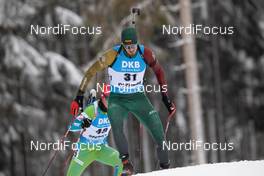 13.01.2021, Oberhof, Germany (GER): Vytautas Strolia (LTU) -  IBU World Cup Biathlon, sprint men, Oberhof (GER). www.nordicfocus.com. © Manzoni/NordicFocus. Every downloaded picture is fee-liable.