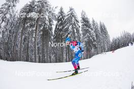 13.01.2021, Oberhof, Germany (GER): Eduard Latypov (RUS) -  IBU World Cup Biathlon, sprint men, Oberhof (GER). www.nordicfocus.com. © Manzoni/NordicFocus. Every downloaded picture is fee-liable.