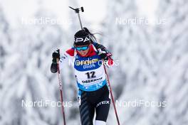 14.01.2021, Oberhof, Germany (GER): Fuyuko Tachizaki (JPN) -  IBU World Cup Biathlon, sprint women, Oberhof (GER). www.nordicfocus.com. © Manzoni/NordicFocus. Every downloaded picture is fee-liable.
