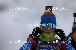 14.01.2021, Oberhof, Germany (GER): Evgeniya Pavlova (RUS) -  IBU World Cup Biathlon, sprint women, Oberhof (GER). www.nordicfocus.com. © Manzoni/NordicFocus. Every downloaded picture is fee-liable.