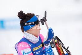 14.01.2021, Oberhof, Germany (GER): Larisa Kuklina (RUS) -  IBU World Cup Biathlon, sprint women, Oberhof (GER). www.nordicfocus.com. © Manzoni/NordicFocus. Every downloaded picture is fee-liable.