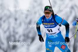 14.01.2021, Oberhof, Germany (GER): Anais Bescond (FRA) -  IBU World Cup Biathlon, sprint women, Oberhof (GER). www.nordicfocus.com. © Manzoni/NordicFocus. Every downloaded picture is fee-liable.