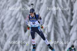 14.01.2021, Oberhof, Germany (GER): Clare Egan (USA) -  IBU World Cup Biathlon, sprint women, Oberhof (GER). www.nordicfocus.com. © Manzoni/NordicFocus. Every downloaded picture is fee-liable.