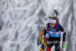 14.01.2021, Oberhof, Germany (GER): Emma Lunder (CAN) -  IBU World Cup Biathlon, sprint women, Oberhof (GER). www.nordicfocus.com. © Manzoni/NordicFocus. Every downloaded picture is fee-liable.