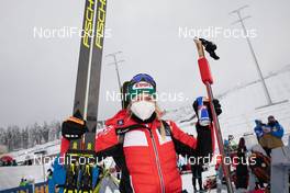 14.01.2021, Oberhof, Germany (GER): Lisa Theresa Hauser (AUT) -  IBU World Cup Biathlon, sprint women, Oberhof (GER). www.nordicfocus.com. © Manzoni/NordicFocus. Every downloaded picture is fee-liable.