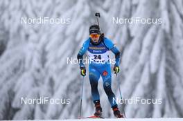 14.01.2021, Oberhof, Germany (GER): Anais Chevalier-Bouchet (FRA) -  IBU World Cup Biathlon, sprint women, Oberhof (GER). www.nordicfocus.com. © Manzoni/NordicFocus. Every downloaded picture is fee-liable.