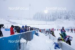 12.01.2021, Oberhof, Germany (GER): Event Feature: heavy snowfall -  IBU World Cup Biathlon, training, Oberhof (GER). www.nordicfocus.com. © Manzoni/NordicFocus. Every downloaded picture is fee-liable.