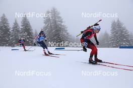 22.01.2021, Antholz, Italy (ITA): Paul Schommer (USA), Sturla Holm Laegreid (NOR), (l-r) -  IBU World Cup Biathlon, individual men, Antholz (ITA). www.nordicfocus.com. © Manzoni/NordicFocus. Every downloaded picture is fee-liable.