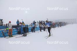 22.01.2021, Antholz, Italy (ITA): Roman Rees (GER), Emilien Claude (FRA), (l-r) -  IBU World Cup Biathlon, individual men, Antholz (ITA). www.nordicfocus.com. © Manzoni/NordicFocus. Every downloaded picture is fee-liable.