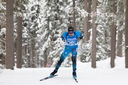 22.01.2021, Antholz, Italy (ITA): Simon Desthieux (FRA) -  IBU World Cup Biathlon, individual men, Antholz (ITA). www.nordicfocus.com. © Manzoni/NordicFocus. Every downloaded picture is fee-liable.