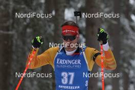22.01.2021, Antholz, Italy (ITA): Arnd Peiffer (GER) -  IBU World Cup Biathlon, individual men, Antholz (ITA). www.nordicfocus.com. © Manzoni/NordicFocus. Every downloaded picture is fee-liable.