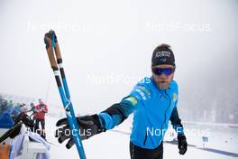 22.01.2021, Antholz, Italy (ITA): Antonin Guigonnat (FRA) -  IBU World Cup Biathlon, individual men, Antholz (ITA). www.nordicfocus.com. © Manzoni/NordicFocus. Every downloaded picture is fee-liable.