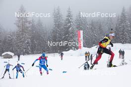 22.01.2021, Antholz, Italy (ITA): Alexander Loginov (RUS), Johannes Thingnes Boe (NOR), (l-r) -  IBU World Cup Biathlon, individual men, Antholz (ITA). www.nordicfocus.com. © Manzoni/NordicFocus. Every downloaded picture is fee-liable.