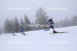 22.01.2021, Antholz, Italy (ITA): Sergey Bocharnikov (BLR), Sean Doherty (USA), (l-r) -  IBU World Cup Biathlon, individual men, Antholz (ITA). www.nordicfocus.com. © Manzoni/NordicFocus. Every downloaded picture is fee-liable.