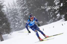 22.01.2021, Antholz, Italy (ITA): Thomas Bormolini (ITA) -  IBU World Cup Biathlon, individual men, Antholz (ITA). www.nordicfocus.com. © Manzoni/NordicFocus. Every downloaded picture is fee-liable.