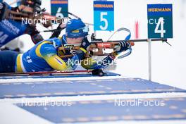 22.01.2021, Antholz, Italy (ITA): Sebastian Samuelsson (SWE) -  IBU World Cup Biathlon, individual men, Antholz (ITA). www.nordicfocus.com. © Manzoni/NordicFocus. Every downloaded picture is fee-liable.