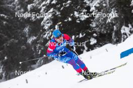 22.01.2021, Antholz, Italy (ITA): Eduard Latypov (RUS) -  IBU World Cup Biathlon, individual men, Antholz (ITA). www.nordicfocus.com. © Manzoni/NordicFocus. Every downloaded picture is fee-liable.