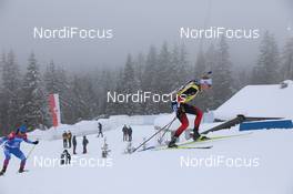 22.01.2021, Antholz, Italy (ITA): Alexander Loginov (RUS), Johannes Thingnes Boe (NOR), (l-r) -  IBU World Cup Biathlon, individual men, Antholz (ITA). www.nordicfocus.com. © Manzoni/NordicFocus. Every downloaded picture is fee-liable.