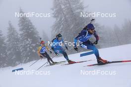 22.01.2021, Antholz, Italy (ITA): Philipp Horn (GER), Emilien Jacquelin (FRA), Jeremy Finello (SUI), (l-r) -  IBU World Cup Biathlon, individual men, Antholz (ITA). www.nordicfocus.com. © Manzoni/NordicFocus. Every downloaded picture is fee-liable.
