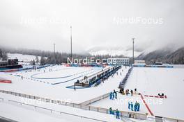 22.01.2021, Antholz, Italy (ITA): Event Feature: overview over the venue of Antholz - IBU World Cup Biathlon, individual men, Antholz (ITA). www.nordicfocus.com. © Manzoni/NordicFocus. Every downloaded picture is fee-liable.