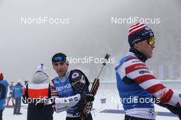 22.01.2021, Antholz, Italy (ITA): Sean Doherty (USA), Leif Nordgren (USA), (l-r) -  IBU World Cup Biathlon, individual men, Antholz (ITA). www.nordicfocus.com. © Manzoni/NordicFocus. Every downloaded picture is fee-liable.