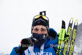 22.01.2021, Antholz, Italy (ITA): Quentin Fillon Maillet (FRA) -  IBU World Cup Biathlon, individual men, Antholz (ITA). www.nordicfocus.com. © Manzoni/NordicFocus. Every downloaded picture is fee-liable.