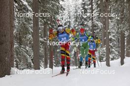 22.01.2021, Antholz, Italy (ITA): Florent Claude (BEL), Rok Trsan (SLO), (l-r) -  IBU World Cup Biathlon, individual men, Antholz (ITA). www.nordicfocus.com. © Manzoni/NordicFocus. Every downloaded picture is fee-liable.