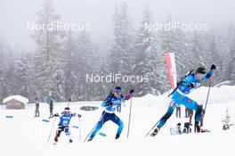 22.01.2021, Antholz, Italy (ITA): Milan Zemlicka (CZE), Niklas Hartweg (SUI), Emilien Jacquelin (FRA), (l-r) -  IBU World Cup Biathlon, individual men, Antholz (ITA). www.nordicfocus.com. © Manzoni/NordicFocus. Every downloaded picture is fee-liable.