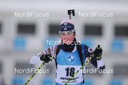 21.01.2021, Antholz, Italy (ITA): Clare Egan (USA) -  IBU World Cup Biathlon, individual women, Antholz (ITA). www.nordicfocus.com. © Manzoni/NordicFocus. Every downloaded picture is fee-liable.
