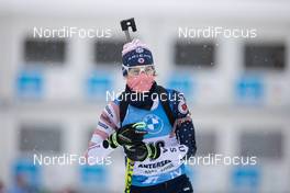 21.01.2021, Antholz, Italy (ITA): Clare Egan (USA) -  IBU World Cup Biathlon, individual women, Antholz (ITA). www.nordicfocus.com. © Manzoni/NordicFocus. Every downloaded picture is fee-liable.