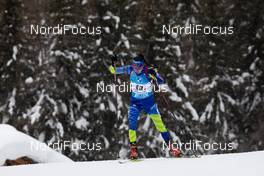 21.01.2021, Antholz, Italy (ITA): Elena Kruchinkina (BLR) -  IBU World Cup Biathlon, individual women, Antholz (ITA). www.nordicfocus.com. © Manzoni/NordicFocus. Every downloaded picture is fee-liable.