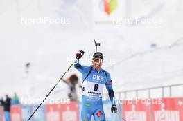 24.01.2021, Antholz, Italy (ITA): Quentin Fillon Maillet (FRA) -  IBU World Cup Biathlon, mass men, Antholz (ITA). www.nordicfocus.com. © Manzoni/NordicFocus. Every downloaded picture is fee-liable.