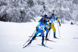 24.01.2021, Antholz, Italy (ITA): Antonin Guigonnat (FRA) -  IBU World Cup Biathlon, mass men, Antholz (ITA). www.nordicfocus.com. © Manzoni/NordicFocus. Every downloaded picture is fee-liable.