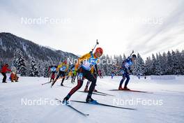24.01.2021, Antholz, Italy (ITA): Arnd Peiffer (GER) -  IBU World Cup Biathlon, mass men, Antholz (ITA). www.nordicfocus.com. © Manzoni/NordicFocus. Every downloaded picture is fee-liable.