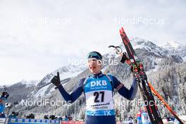 24.01.2021, Antholz, Italy (ITA): Didier Bionaz (ITA) -  IBU World Cup Biathlon, mass men, Antholz (ITA). www.nordicfocus.com. © Manzoni/NordicFocus. Every downloaded picture is fee-liable.
