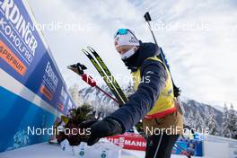 24.01.2021, Antholz, Italy (ITA): Johannes Thingnes Boe (NOR) -  IBU World Cup Biathlon, mass men, Antholz (ITA). www.nordicfocus.com. © Manzoni/NordicFocus. Every downloaded picture is fee-liable.