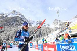 24.01.2021, Antholz, Italy (ITA): Jeremy Finello (SUI) -  IBU World Cup Biathlon, mass men, Antholz (ITA). www.nordicfocus.com. © Manzoni/NordicFocus. Every downloaded picture is fee-liable.