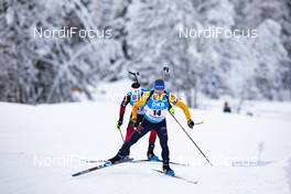 24.01.2021, Antholz, Italy (ITA): Erik Lesser (GER) -  IBU World Cup Biathlon, mass men, Antholz (ITA). www.nordicfocus.com. © Manzoni/NordicFocus. Every downloaded picture is fee-liable.