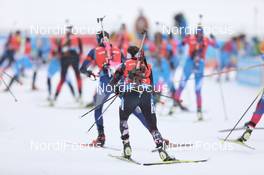 23.01.2021, Antholz, Italy (ITA): Dunja Zdouc (AUT) -  IBU World Cup Biathlon, mass women, Antholz (ITA). www.nordicfocus.com. © Manzoni/NordicFocus. Every downloaded picture is fee-liable.