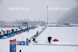 23.01.2021, Antholz, Italy (ITA): Event Feature: Overview over the shooting range -  IBU World Cup Biathlon, mass women, Antholz (ITA). www.nordicfocus.com. © Manzoni/NordicFocus. Every downloaded picture is fee-liable.